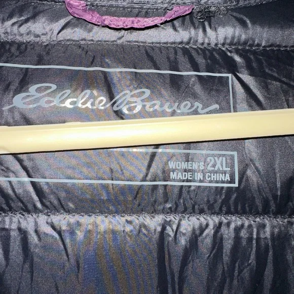 Eddie Bauer Purple Puffer Jacket - Picture 3 of 6